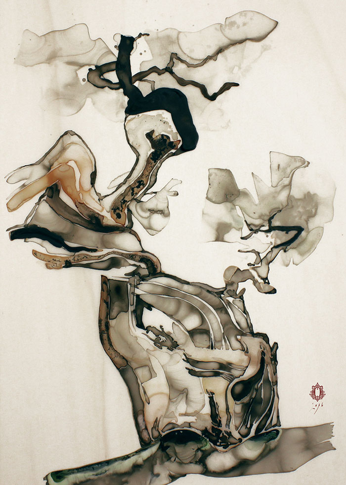 Bonsai - Slowdry <i>technique 45x35cm</i>